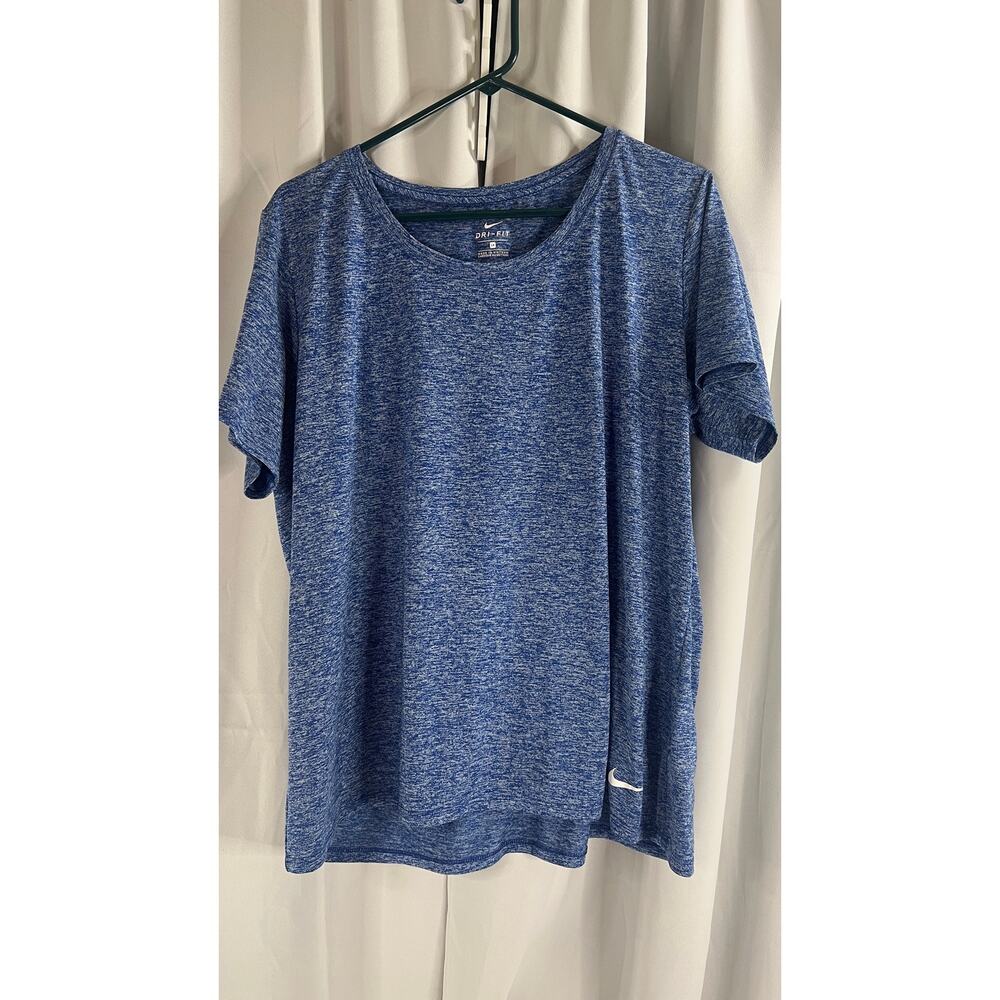 Women Nike Dri fit shirt size 1x blue